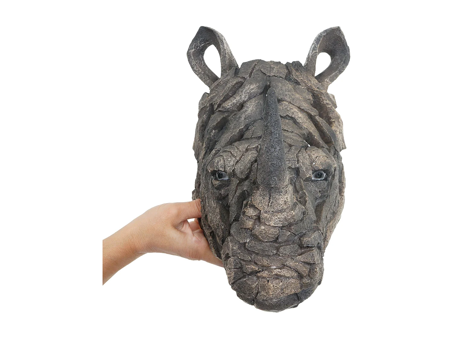 Tête de rhinocéros décorative résine 34 x 27 x 39 cm 04_0008615