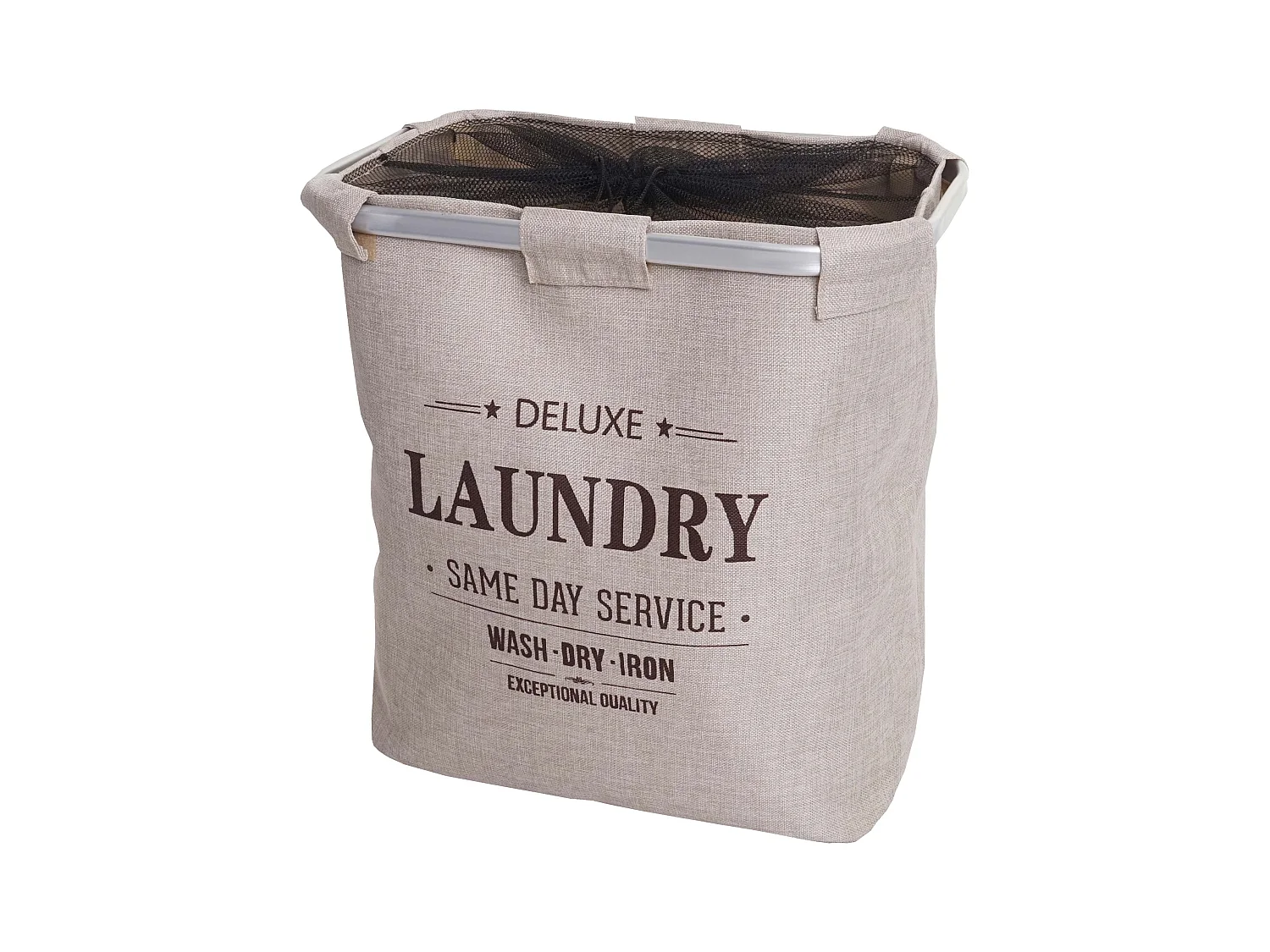 Panier à linge bac beige 36 x 6 x 58 cm 04_0006476