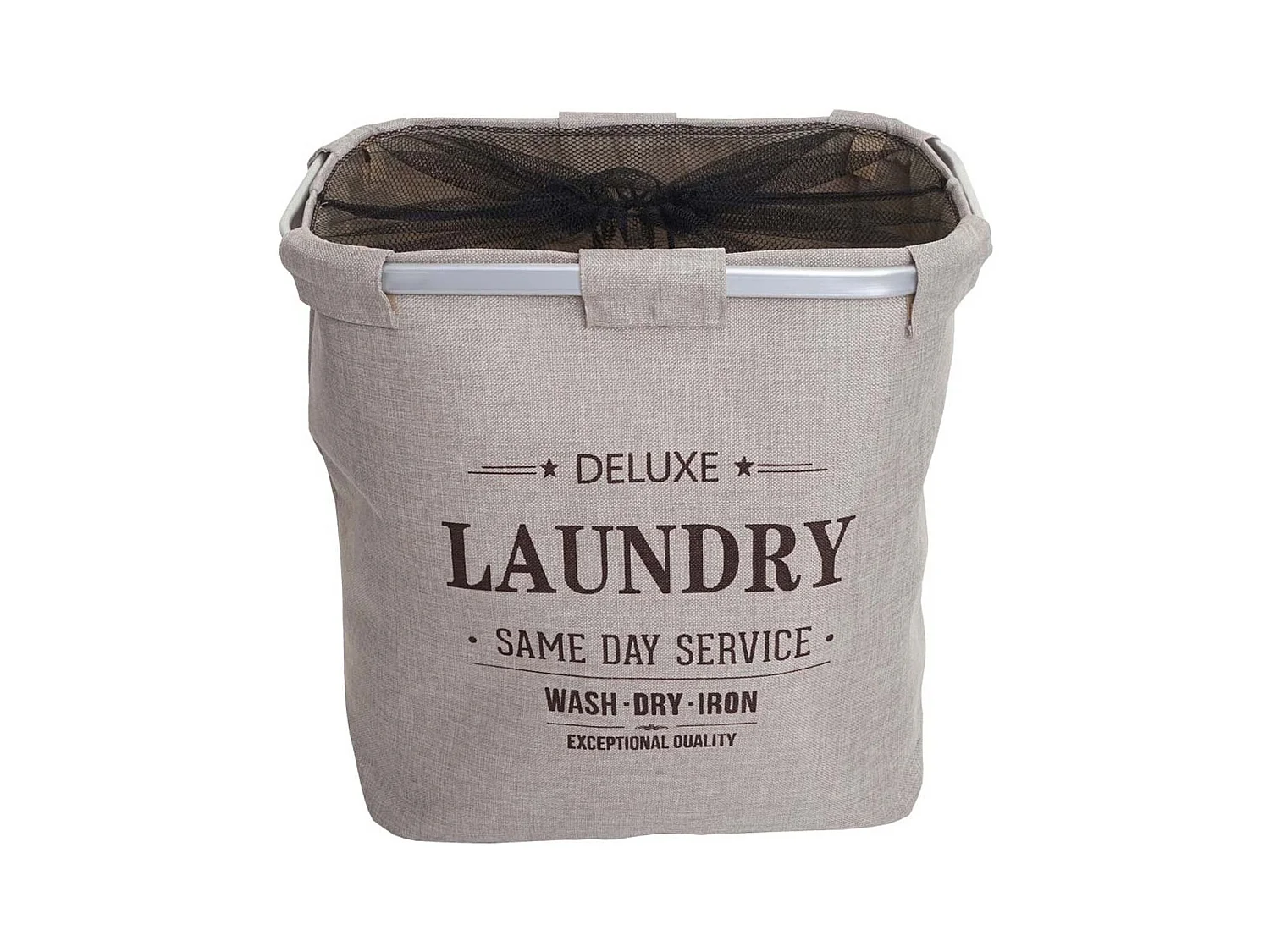 Panier à linge bac beige 36 x 6 x 58 cm 04_0006476