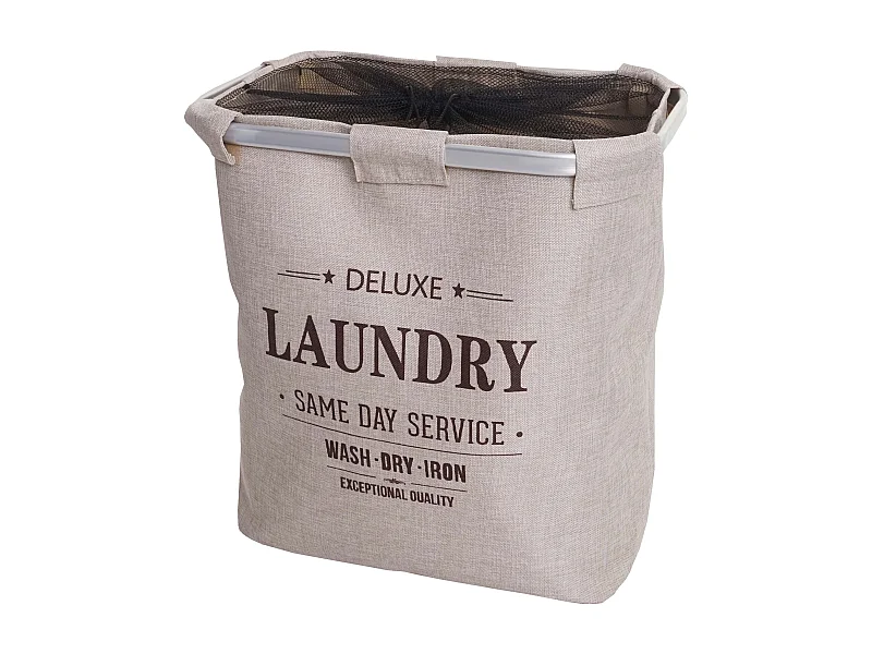 Panier à linge bac beige 36 x 6 x 58 cm 04_0006476