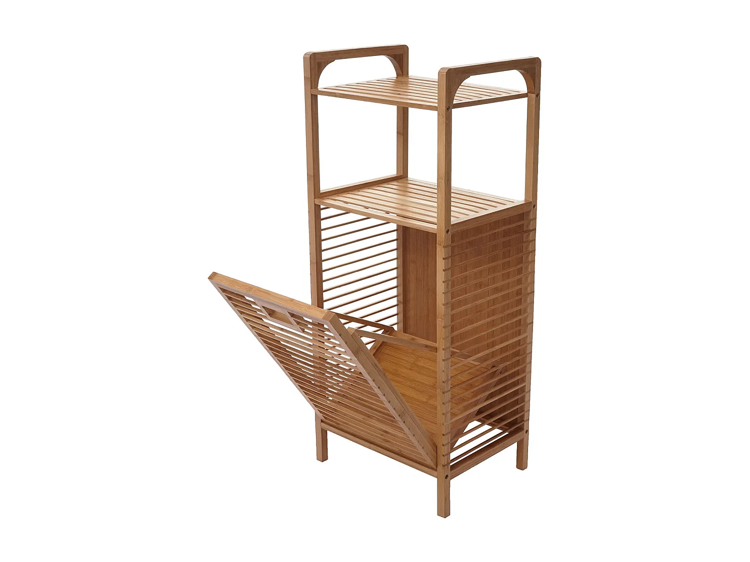 Étagère de salle de bambou marron 40 x 30 x 95 cm 04_0005669