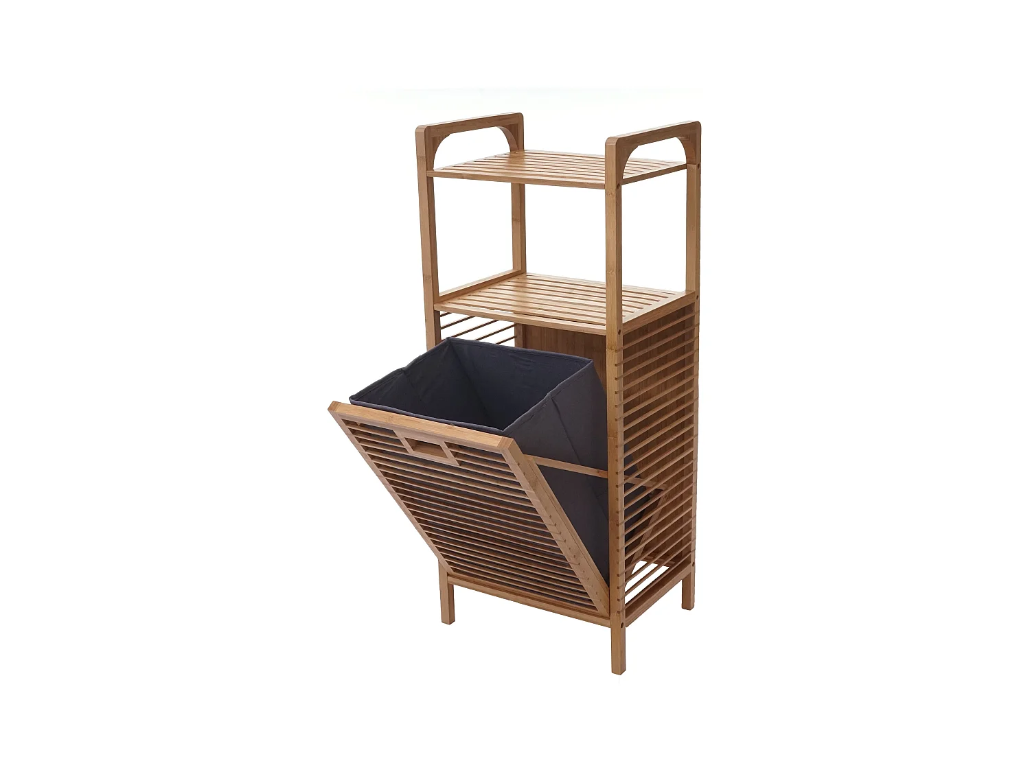 Étagère de salle de bambou marron 40 x 30 x 95 cm 04_0005669