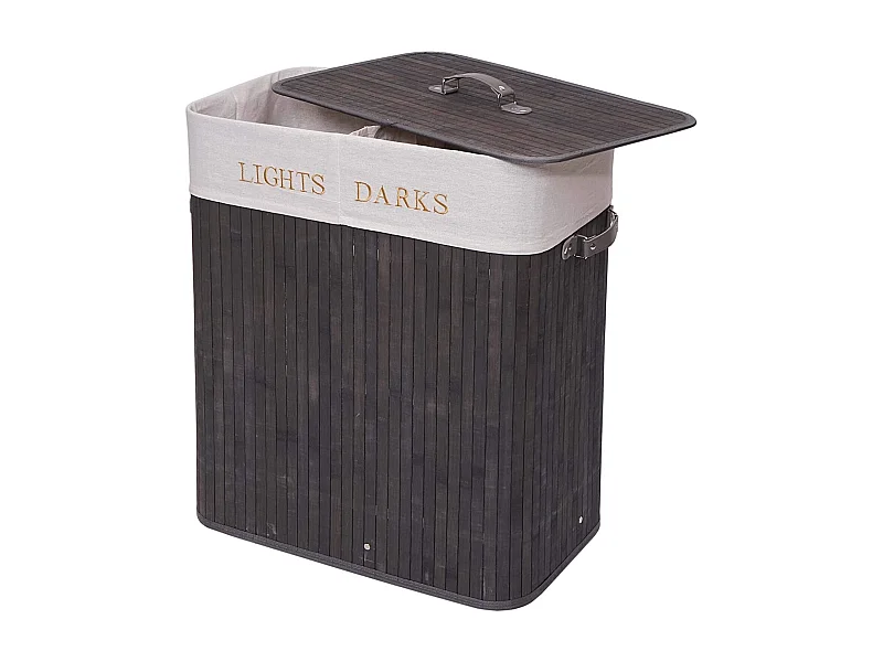 Panier / corbeille à bambou marron 55 x 34 x 63 cm DEC04130