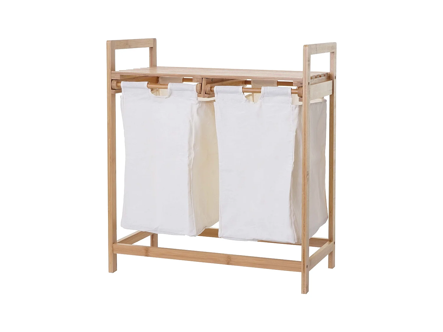 Panier à linge trieur bambou marron 64 x 33 x 74 cm 04_0001293