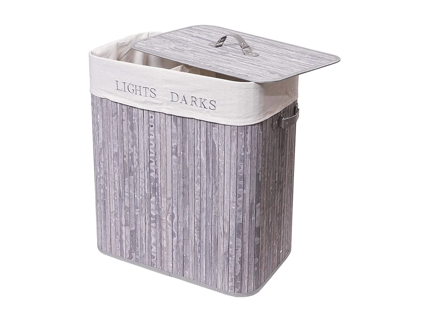 Panier / corbeille à bambou marron 55 x 34 x 63 cm DEC04128