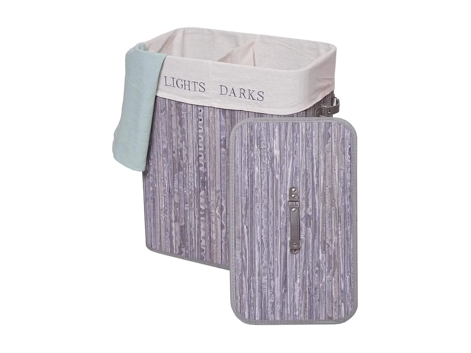 Panier / corbeille à bambou marron 55 x 34 x 63 cm DEC04128