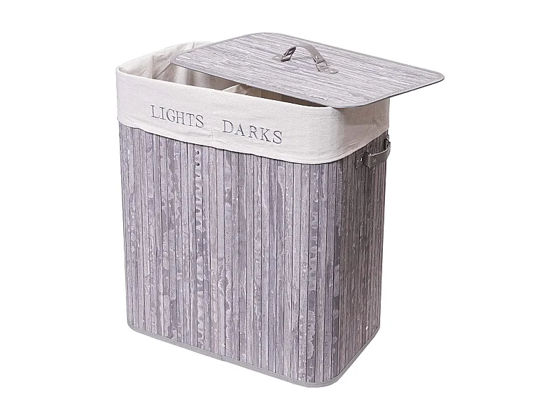 Panier / corbeille à bambou marron 55 x 34 x 63 cm DEC04128