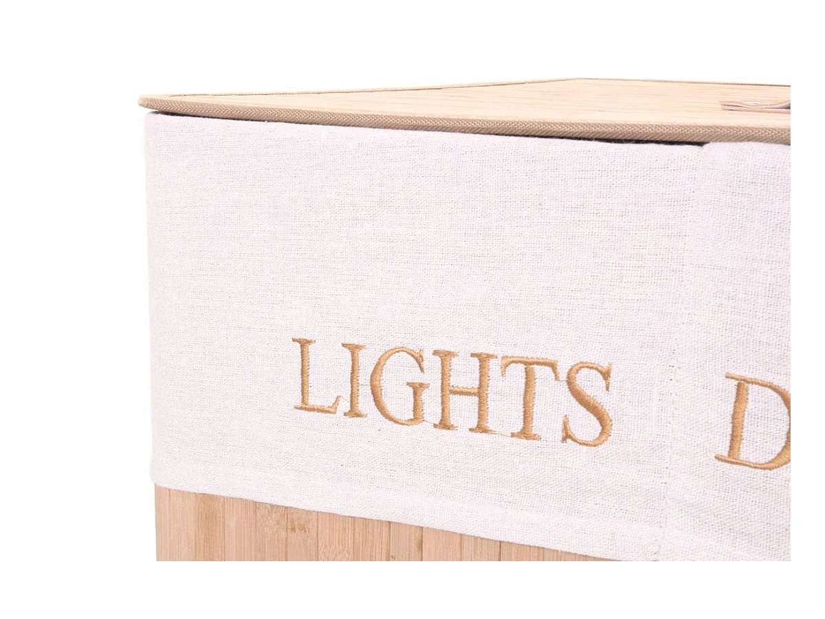 Panier / corbeille à bambou marron 55 x 34 x 63 cm DEC04125