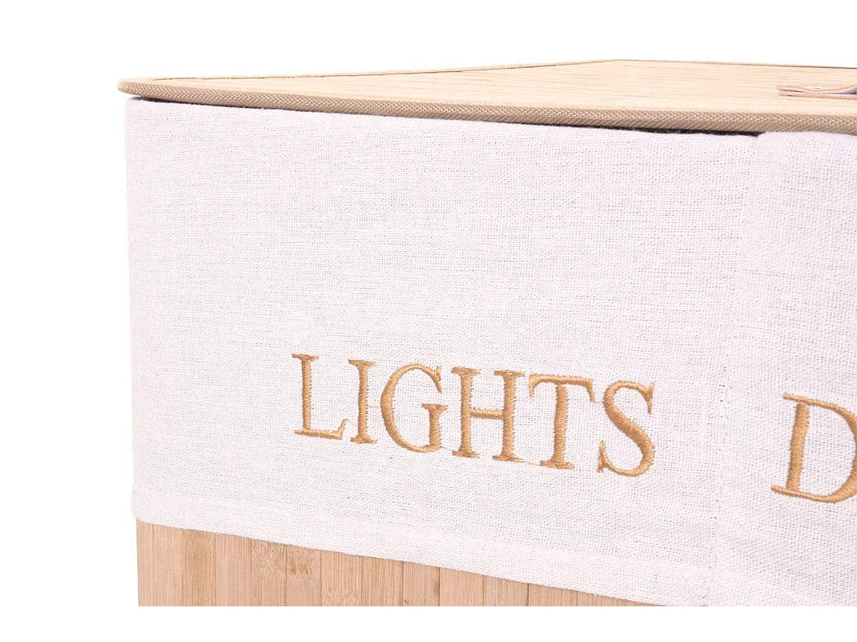 Panier / corbeille à bambou marron 55 x 34 x 63 cm DEC04125