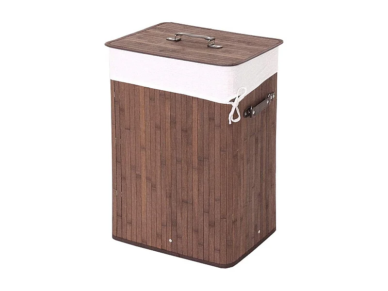 Panier / corbeille à bambou marron 43 x 32 x 61 cm DEC04120