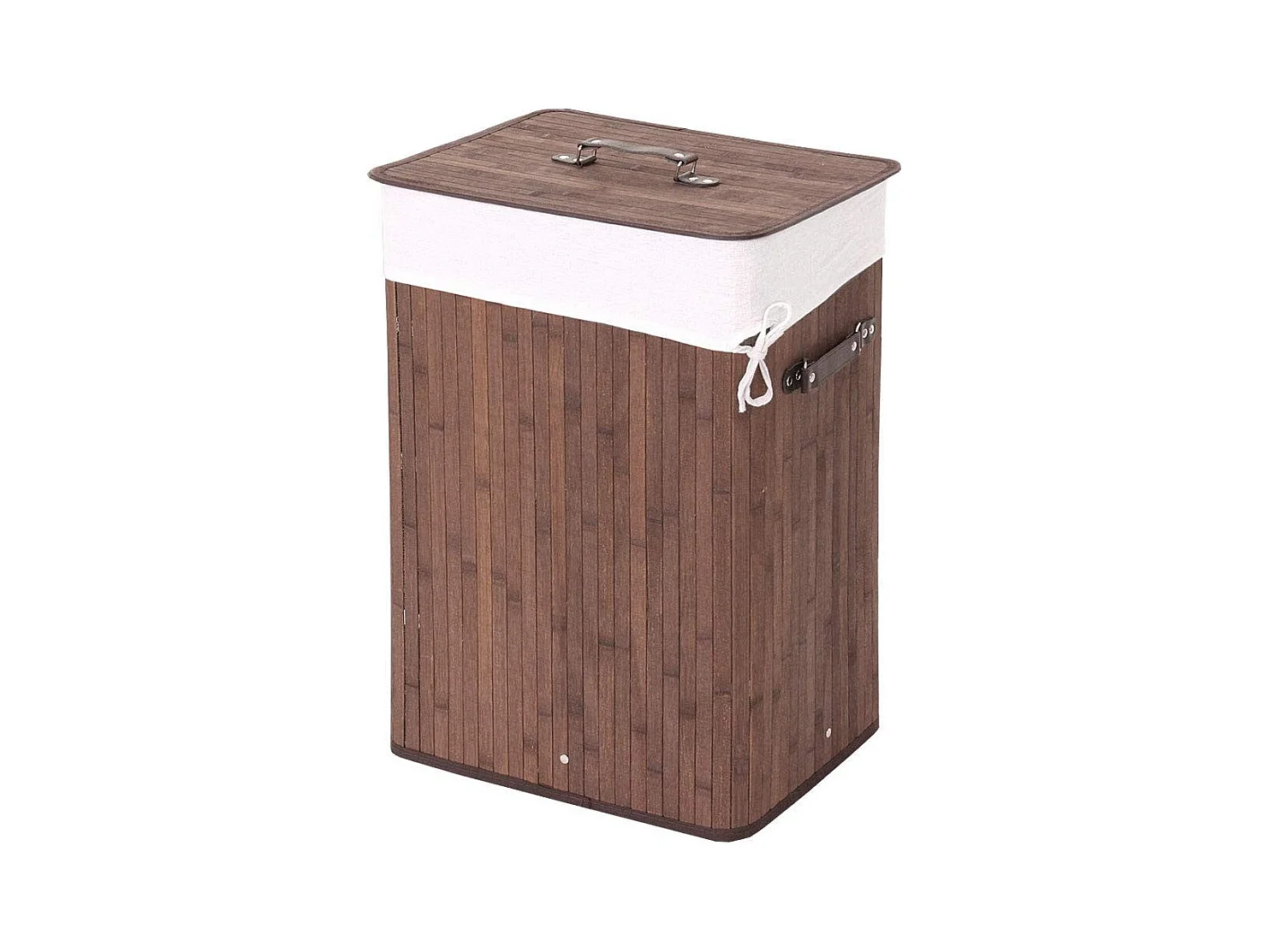 Panier / corbeille à bambou marron 43 x 32 x 61 cm DEC04120