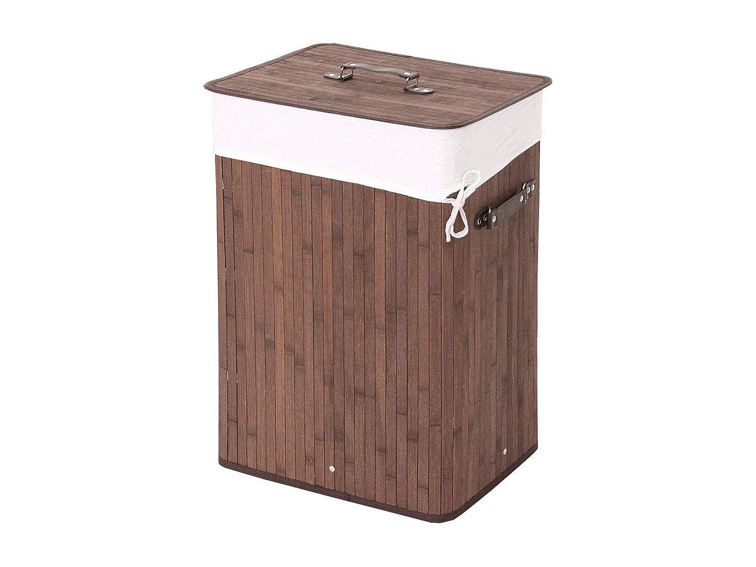 Panier / corbeille à bambou marron 43 x 32 x 61 cm DEC04120