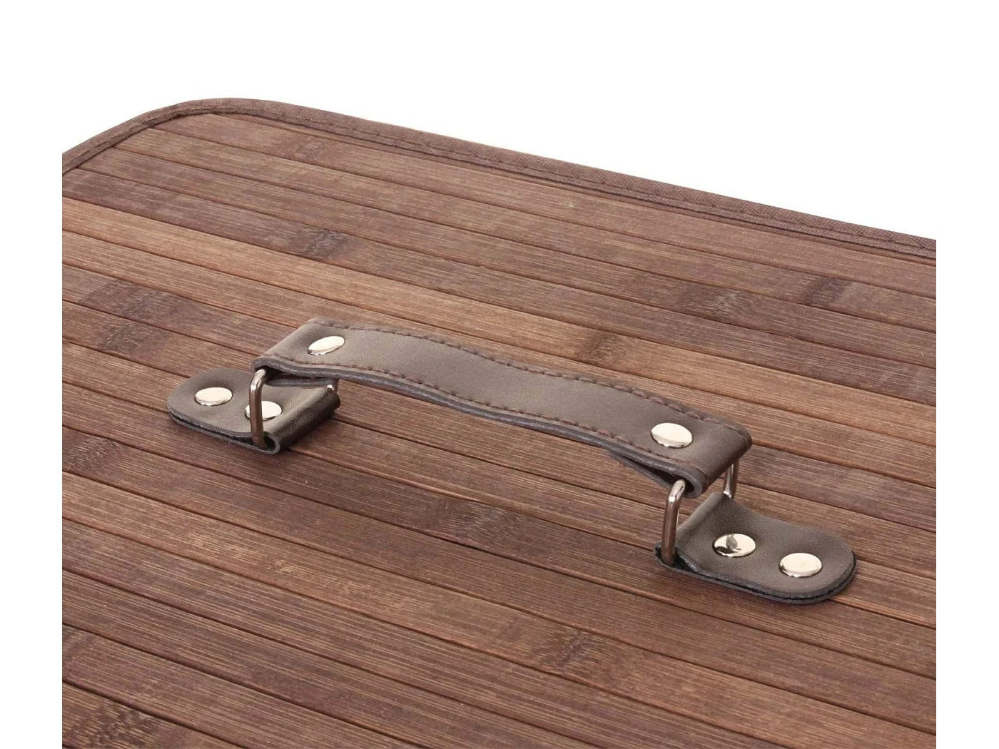 Panier / corbeille à bambou marron 43 x 32 x 61 cm DEC04120