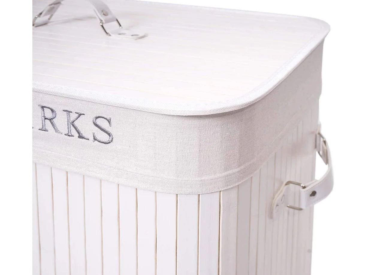 Panier / corbeille à bambou marron 55 x 34 x 63 cm DEC04129