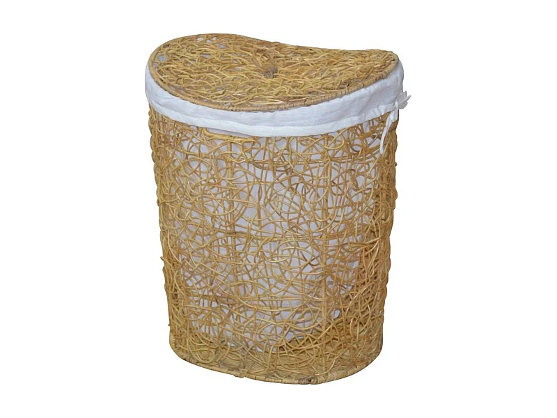 Panier à linge avec beige 49 x 40 x 62 cm DEC05049