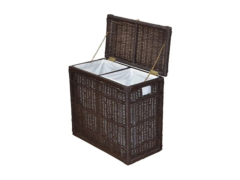 Panier à linge en marron 69 x 37 x 61 cm DEC05042