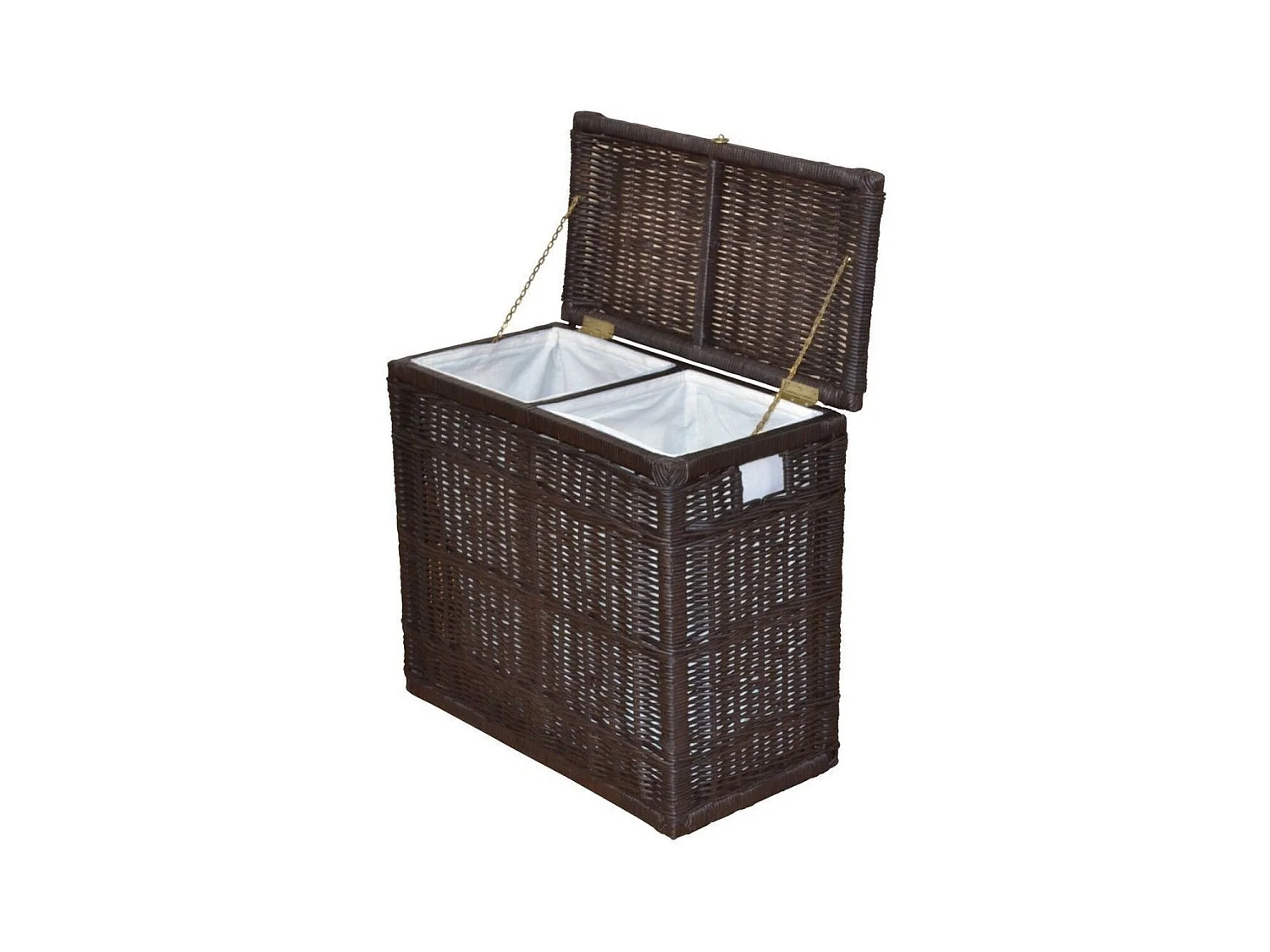 Panier à linge en marron 69 x 37 x 61 cm DEC05042