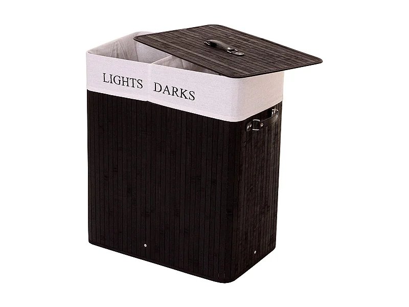 Panier / corbeille à bambou marron 55 x 34 x 63 cm DEC04127