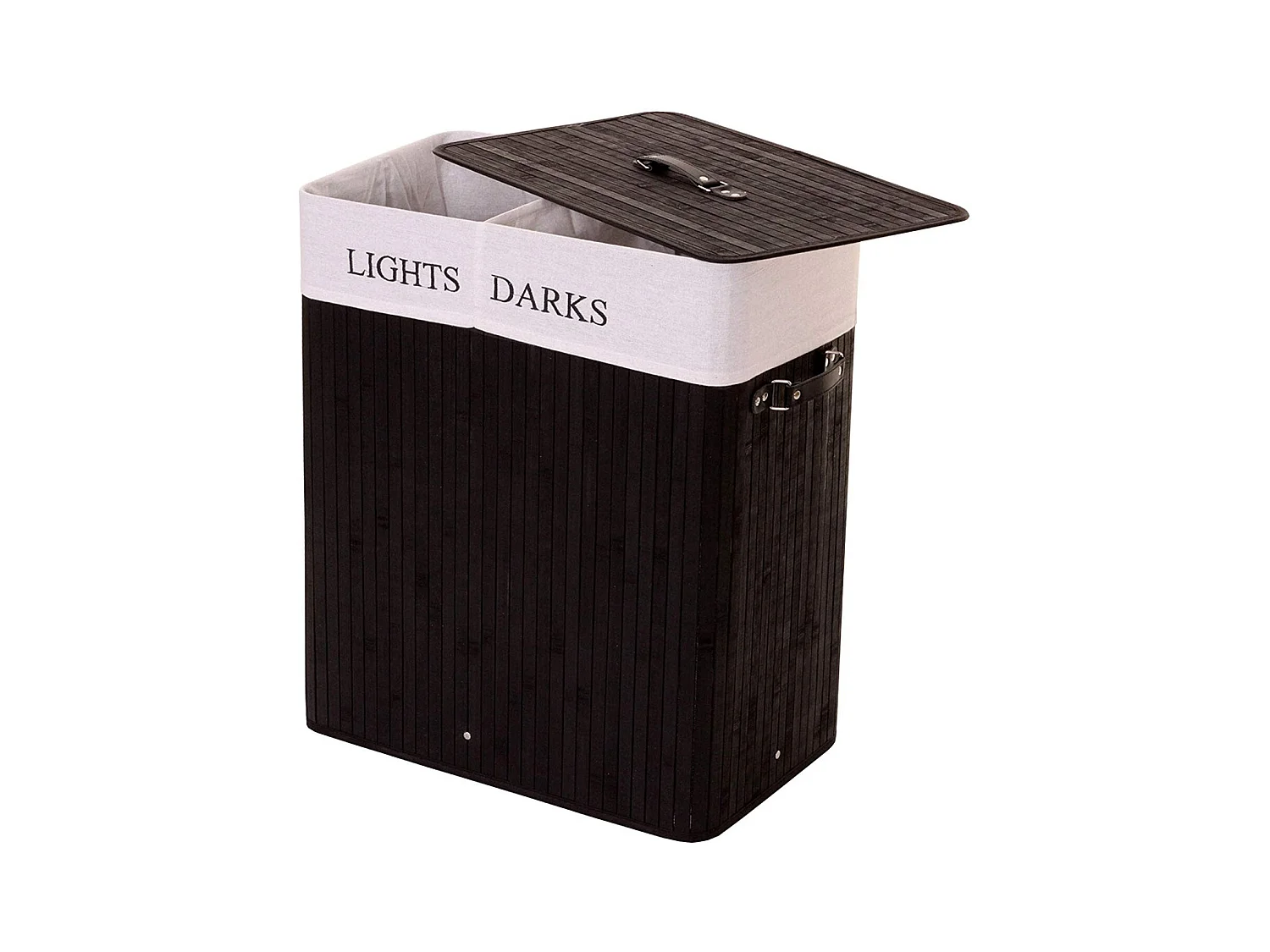 Panier / corbeille à bambou marron 55 x 34 x 63 cm DEC04127