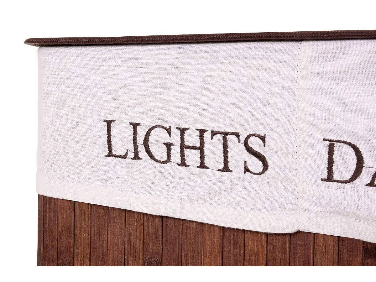 Panier / corbeille à bambou marron 55 x 34 x 63 cm DEC04126