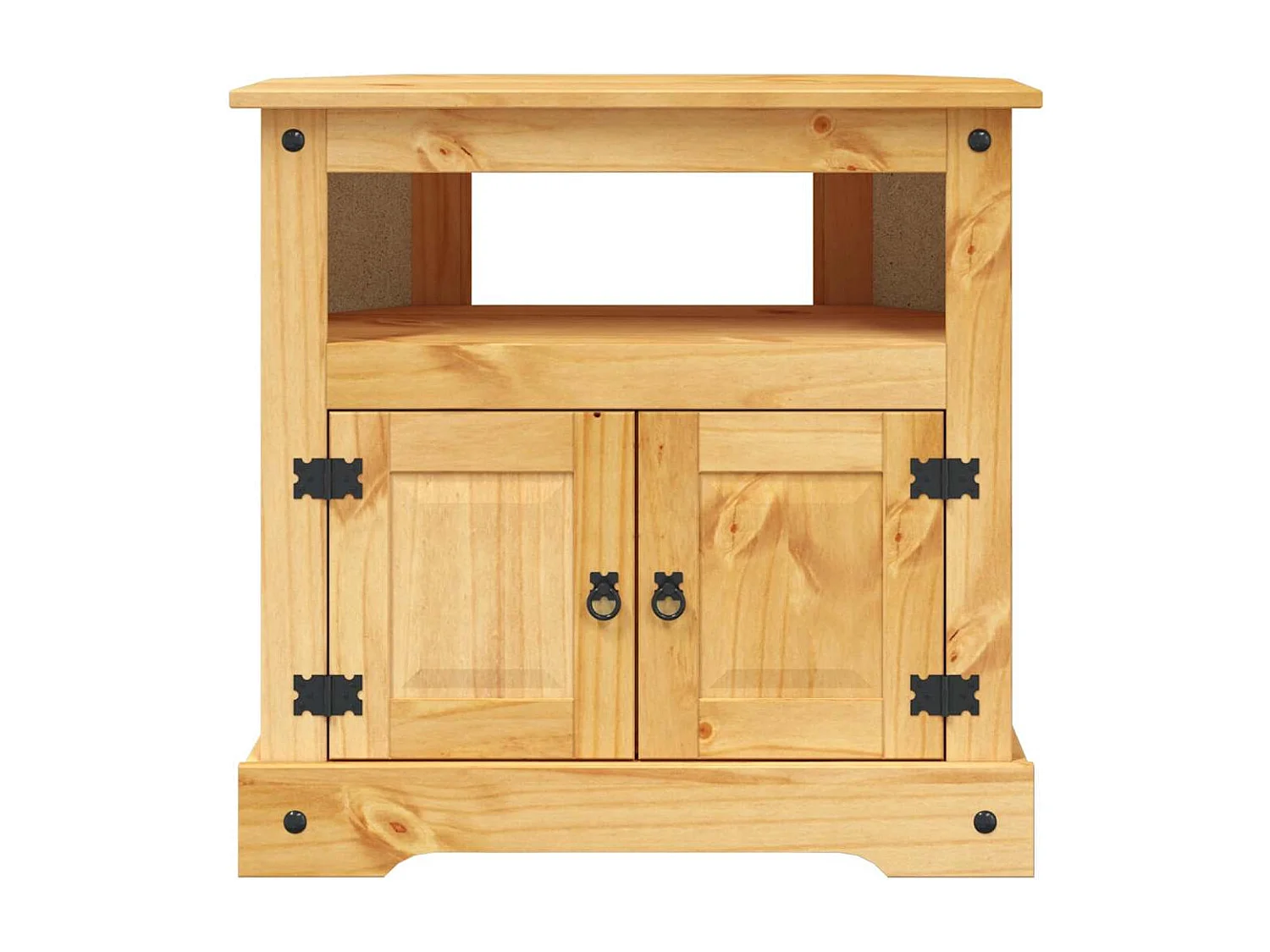 Meuble TV console avec bois marron 80 x 43 x 78 cm DEC031991