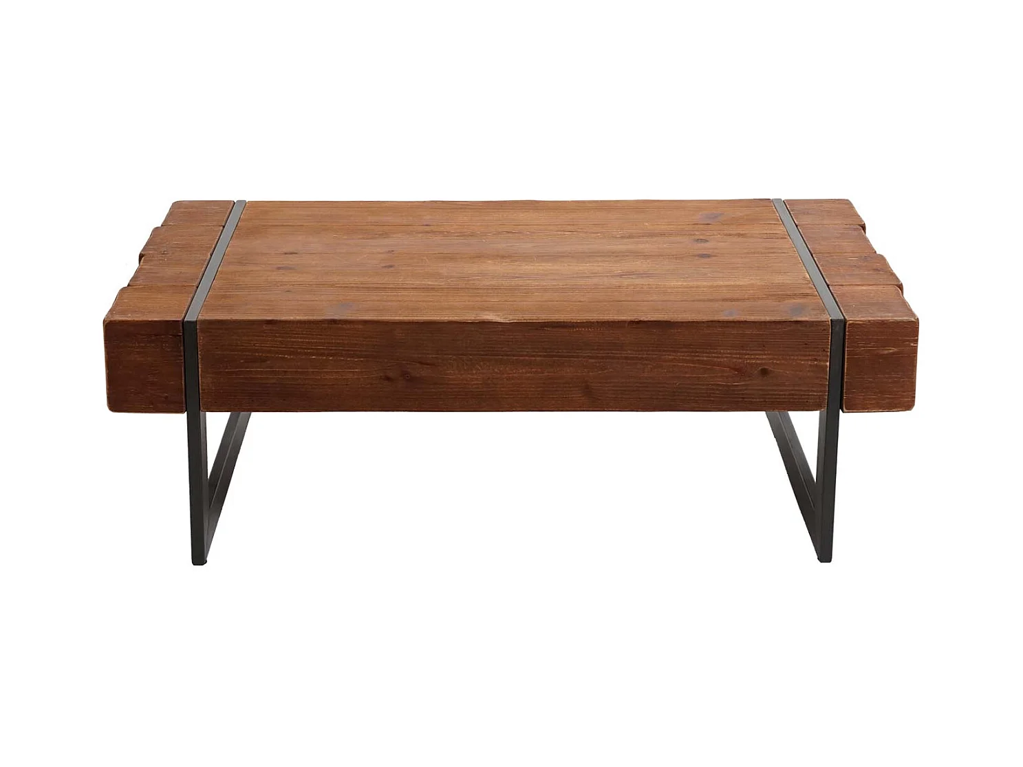 Table basse de salon bois marron 120 x 60 x 40 cm 04_0005448