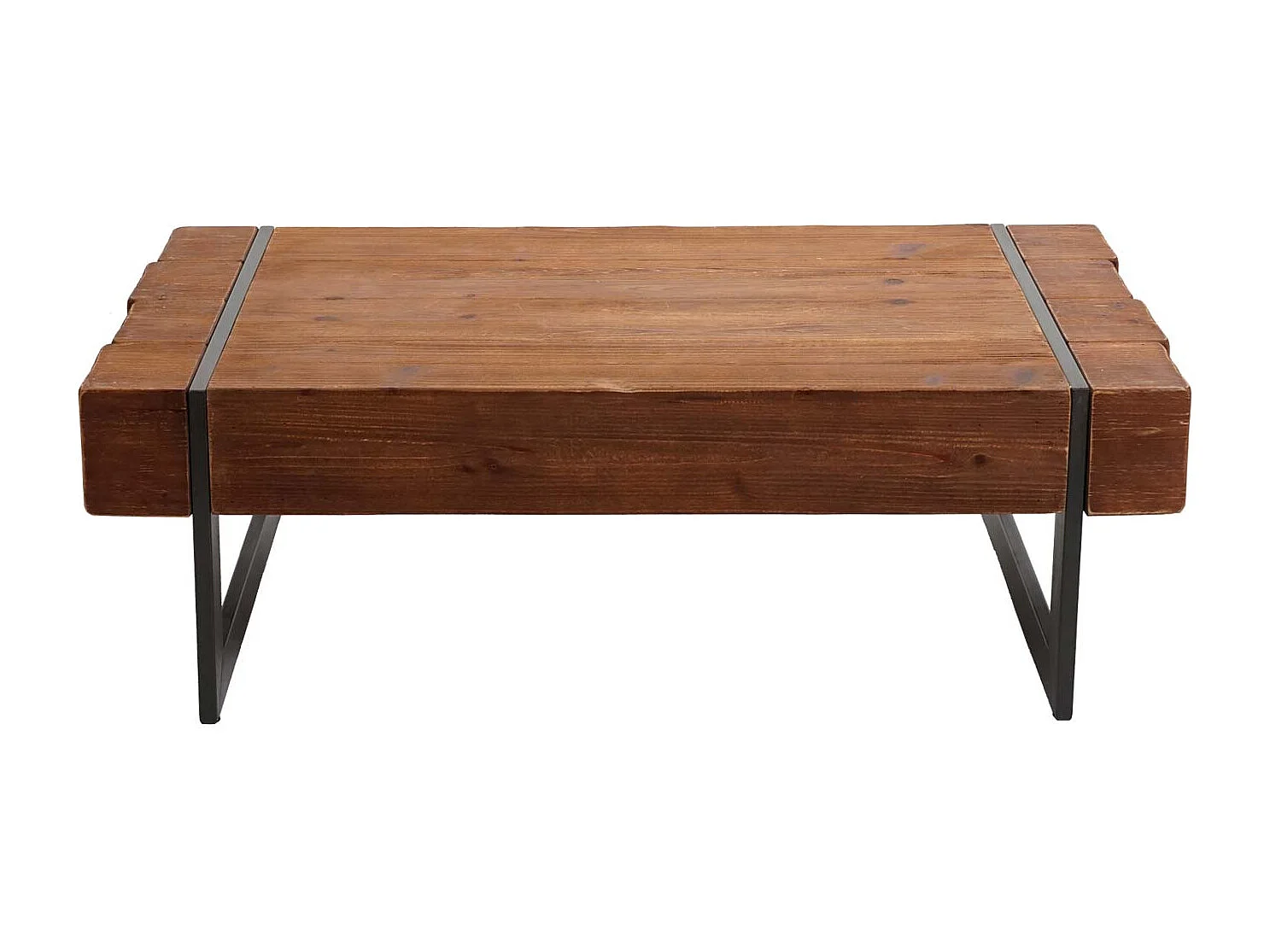 Table basse de salon bois marron 120 x 60 x 40 cm 04_0005448