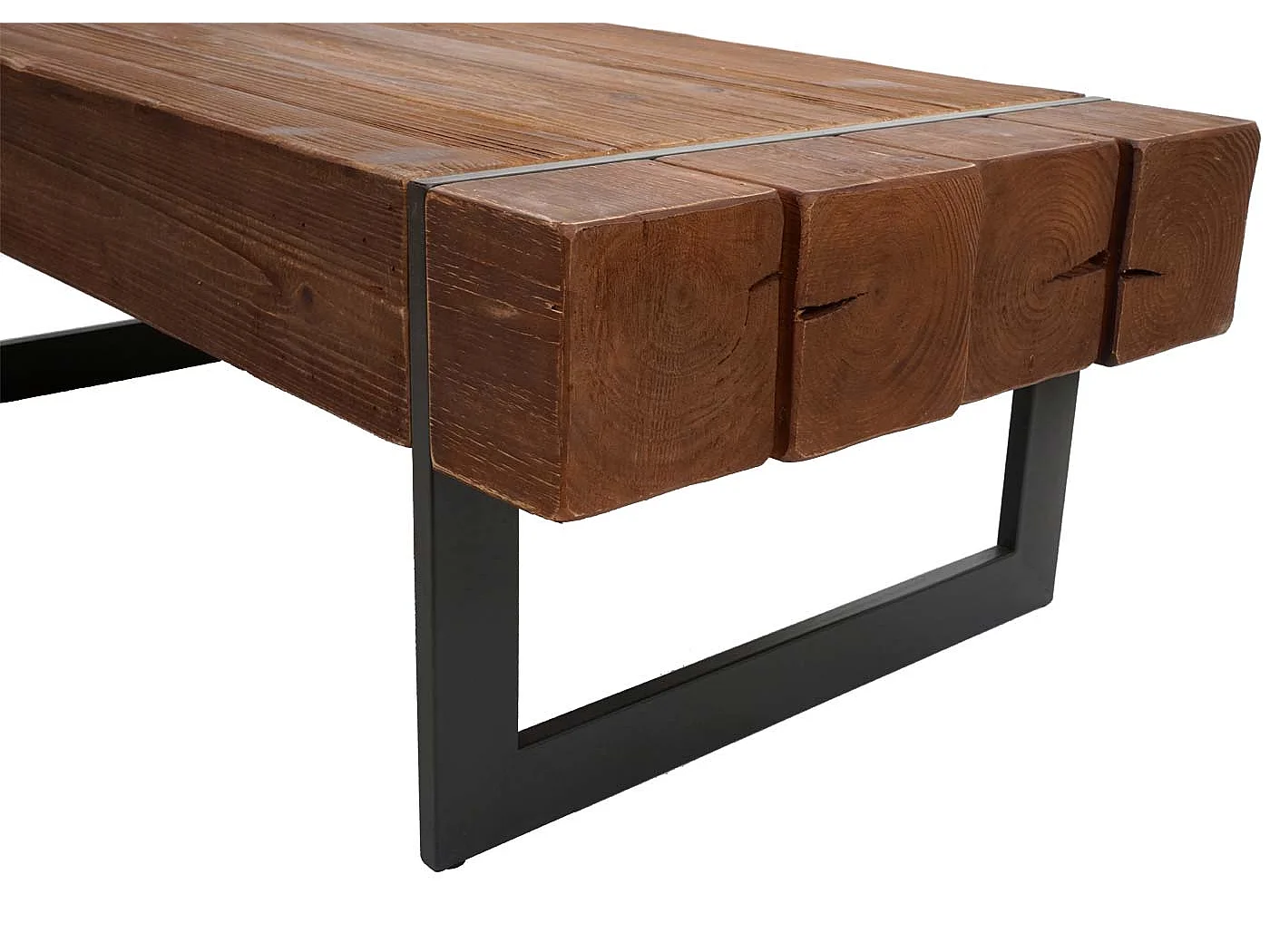Table basse de salon bois marron 120 x 60 x 40 cm 04_0005448