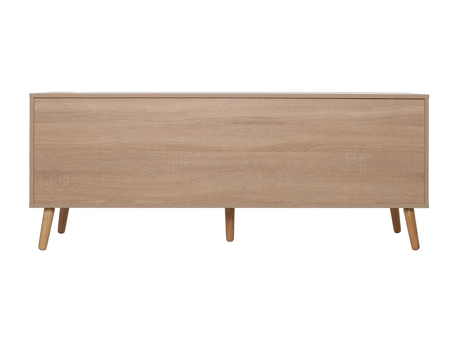 Meuble TV avec deux effet bois beige 140 x 41 x 56 cm 04_0007864