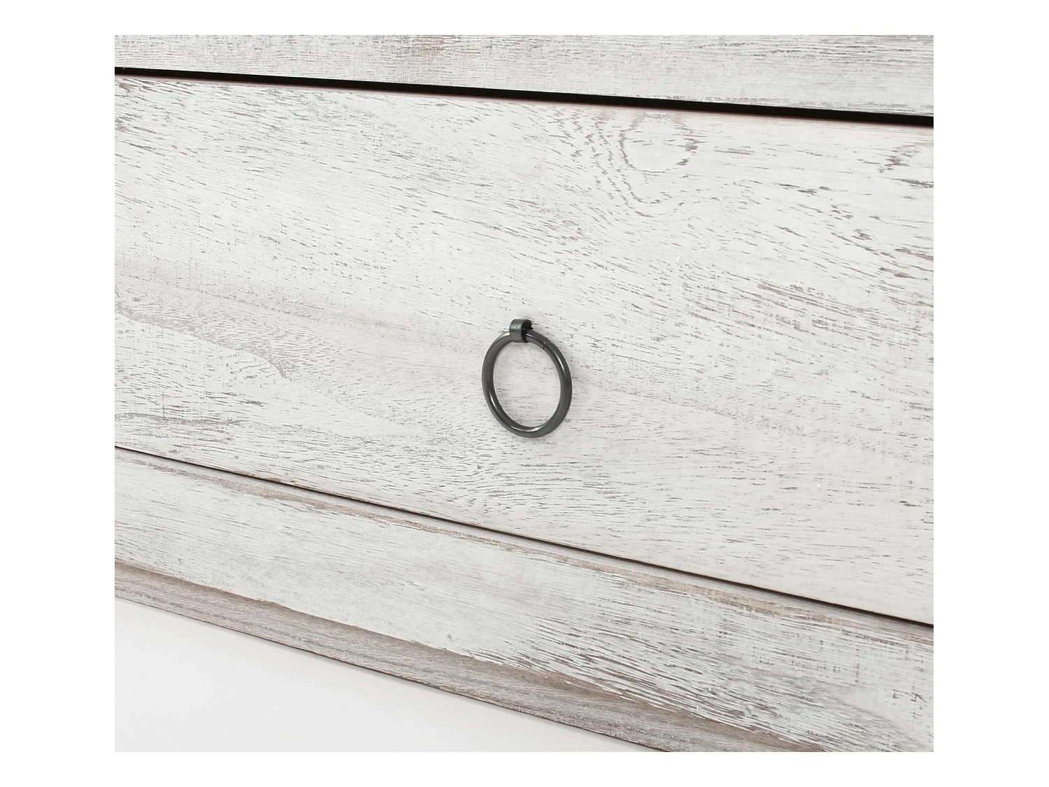 Meuble TV avec tiroir bois blanc 110 x 39 x 53.5 cm 04_0005045