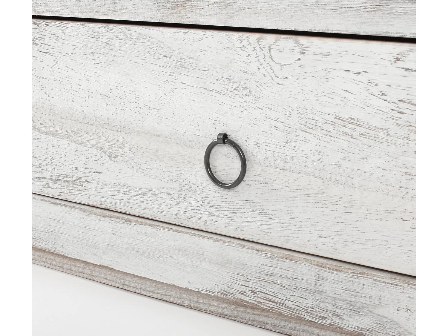 Meuble TV avec tiroir bois blanc 110 x 39 x 53.5 cm 04_0005045