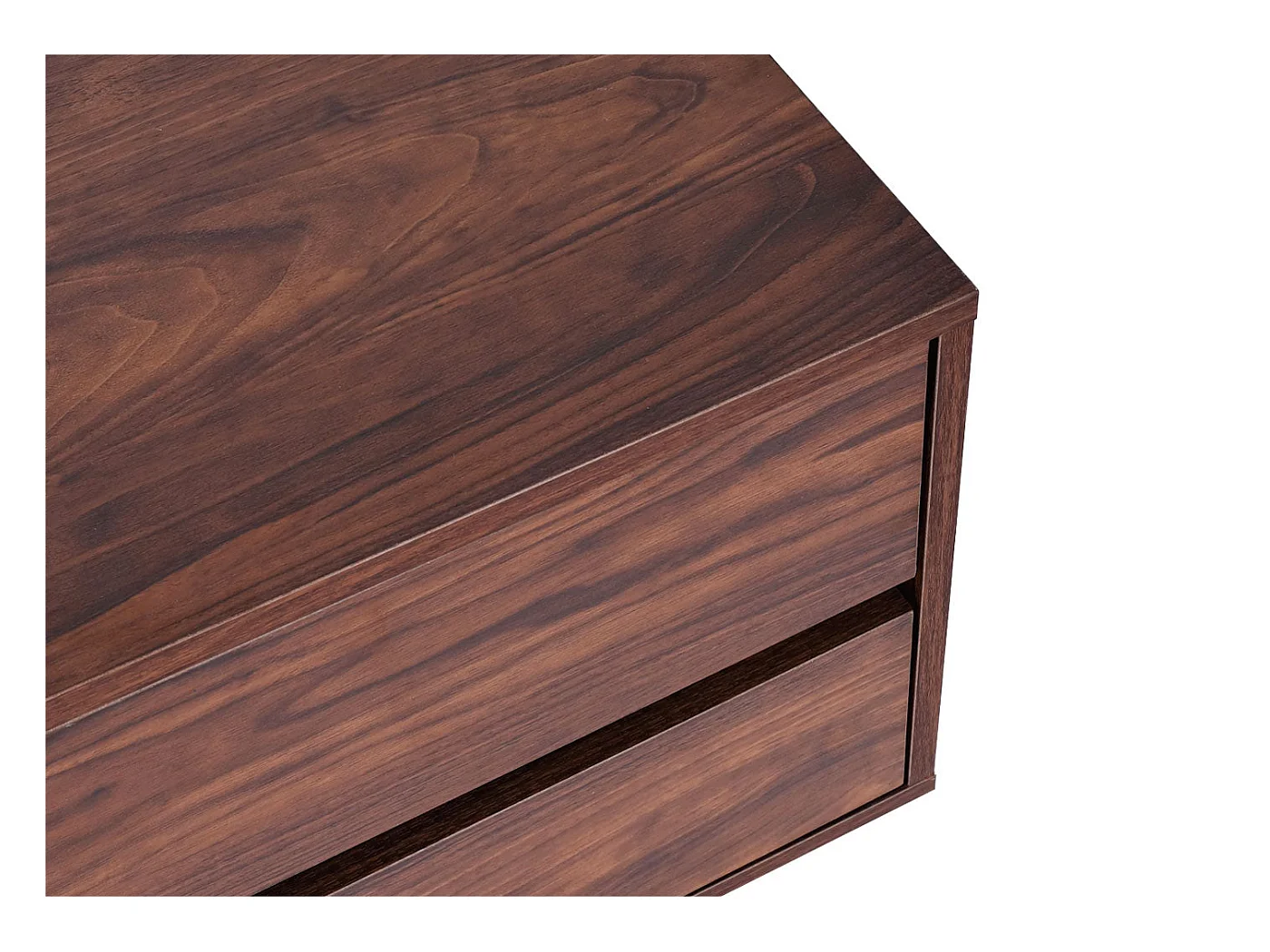 Meuble TV 2 tiroirs marron 50 x 15 x 153 cm 04_0007851