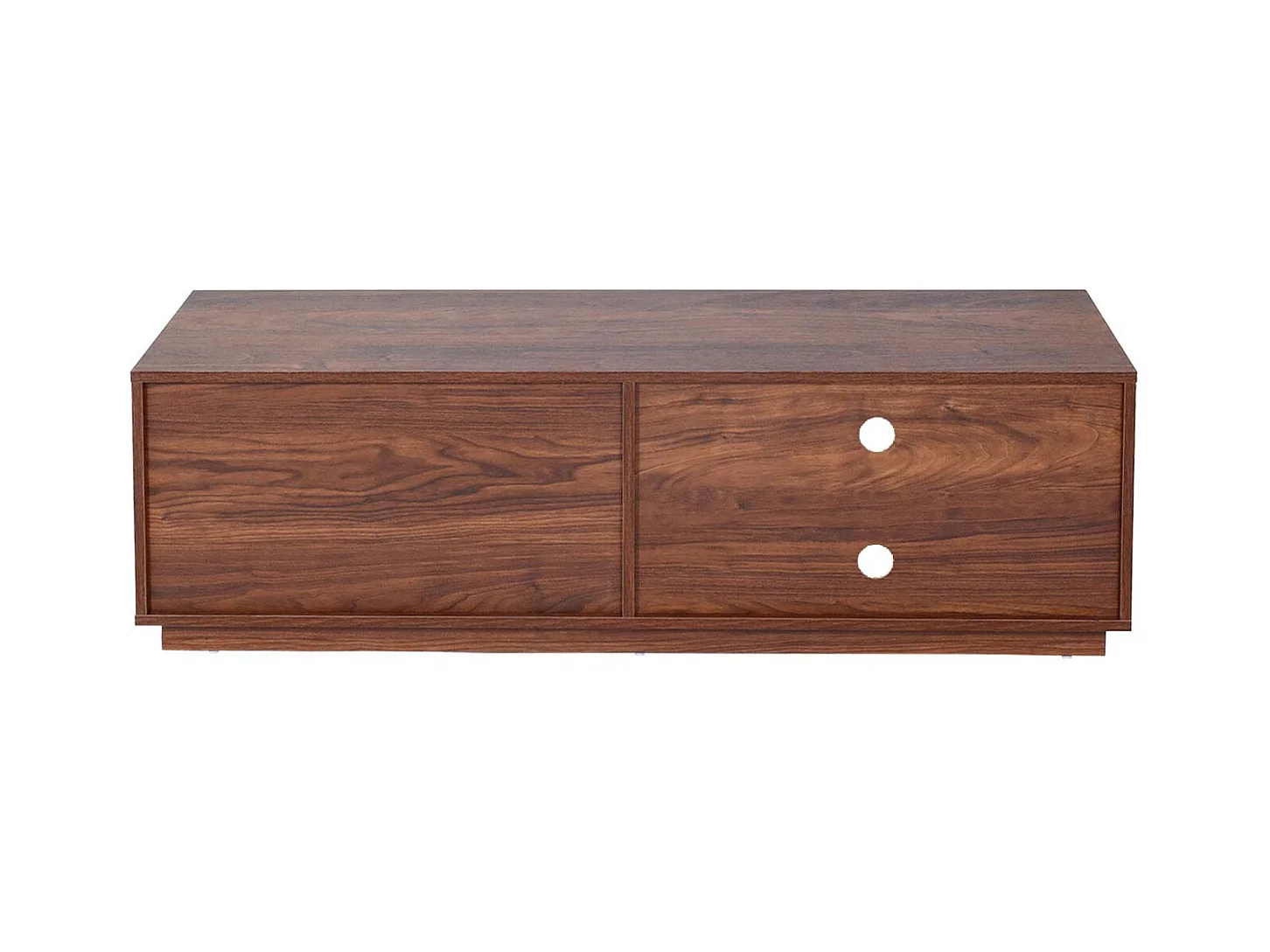 Meuble TV 2 tiroirs marron 50 x 15 x 153 cm 04_0007851