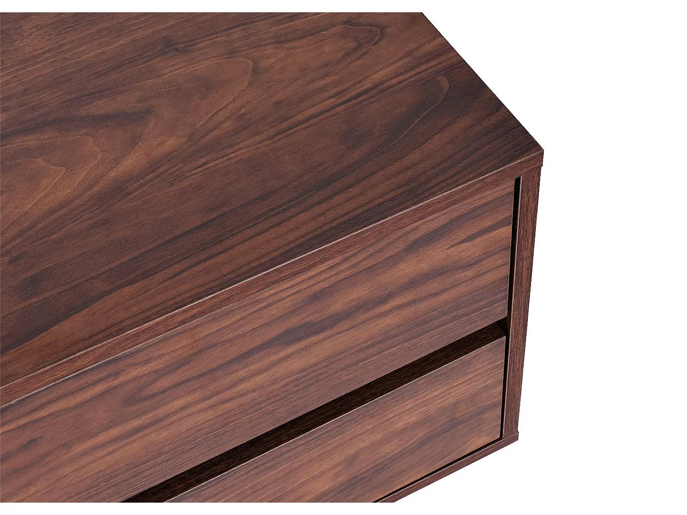 Meuble TV 2 tiroirs marron 50 x 15 x 153 cm 04_0007851