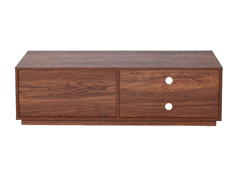 Meuble TV 2 tiroirs marron 50 x 15 x 153 cm 04_0007851