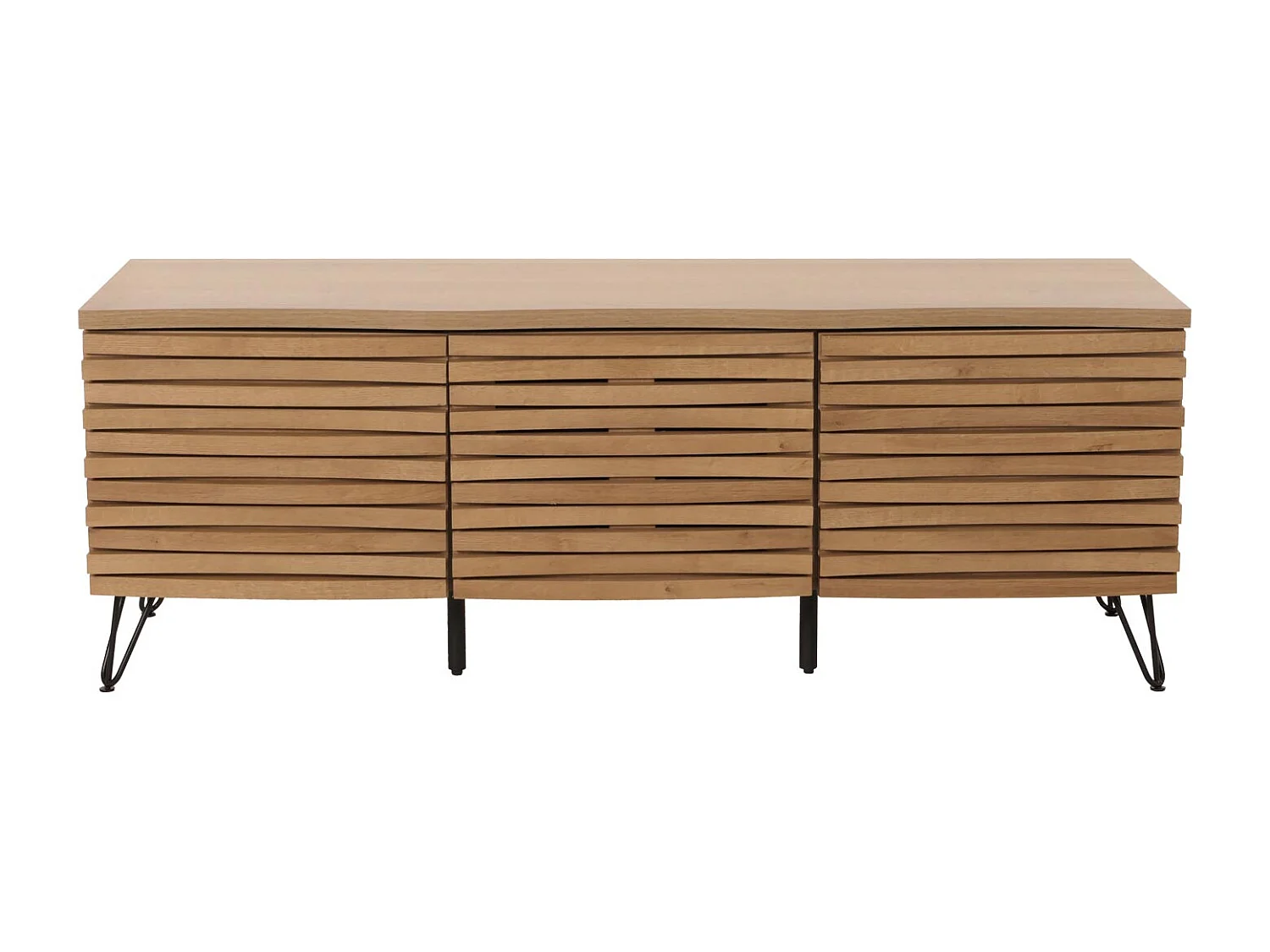 Meuble avec deux portes bois marron 142 x 44 x 52 cm 04_0007871