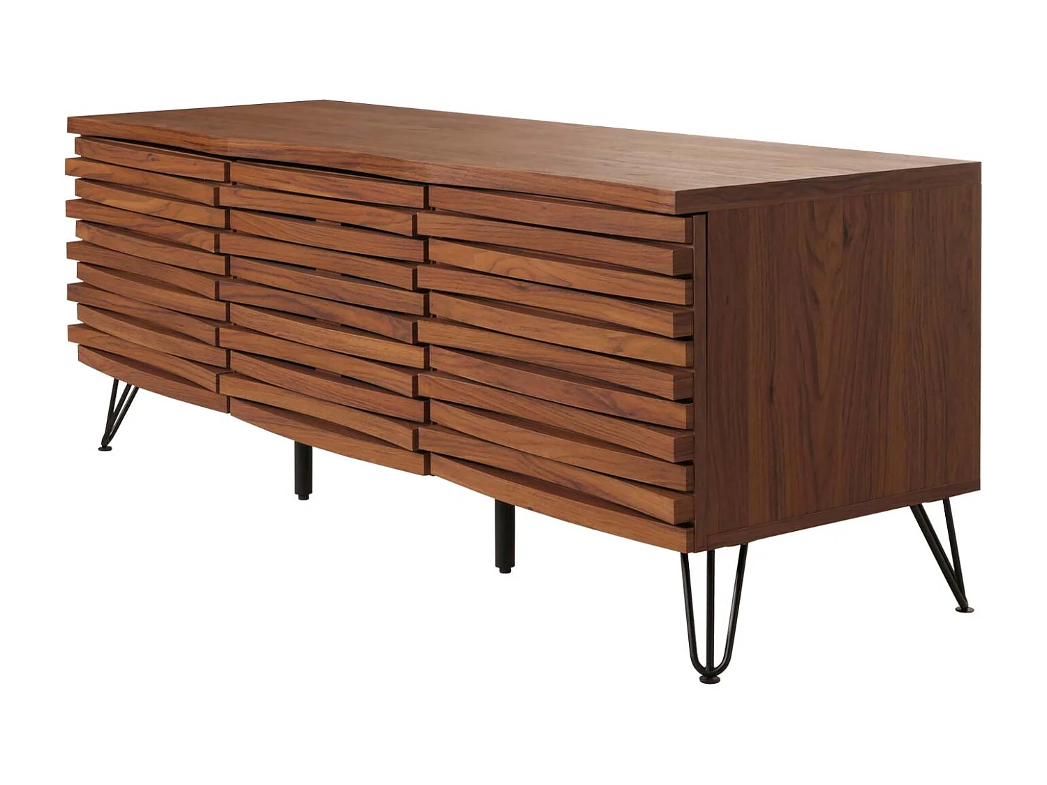 Meuble avec deux portes bois marron 142 x 44 x 52 cm 04_0007872