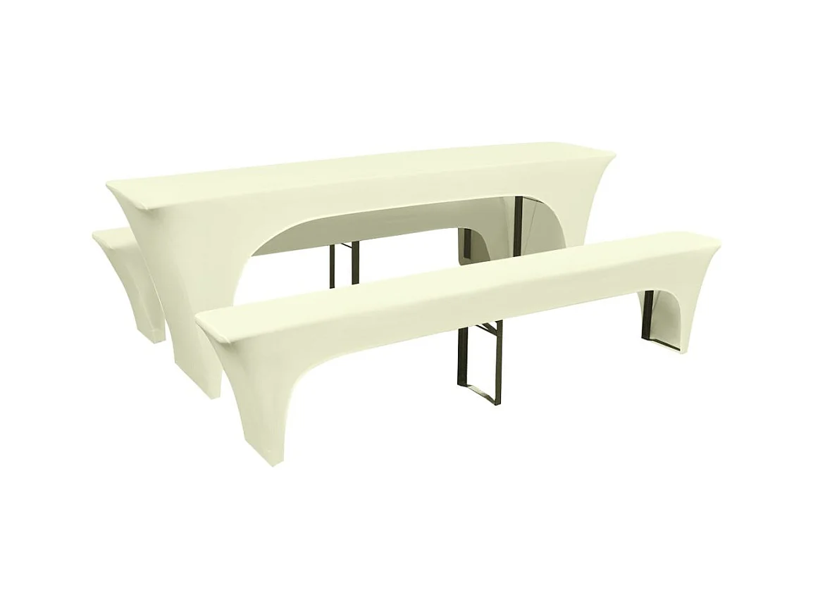 Housse pour table de crème 220 x 50 x 80 cm DEC022385