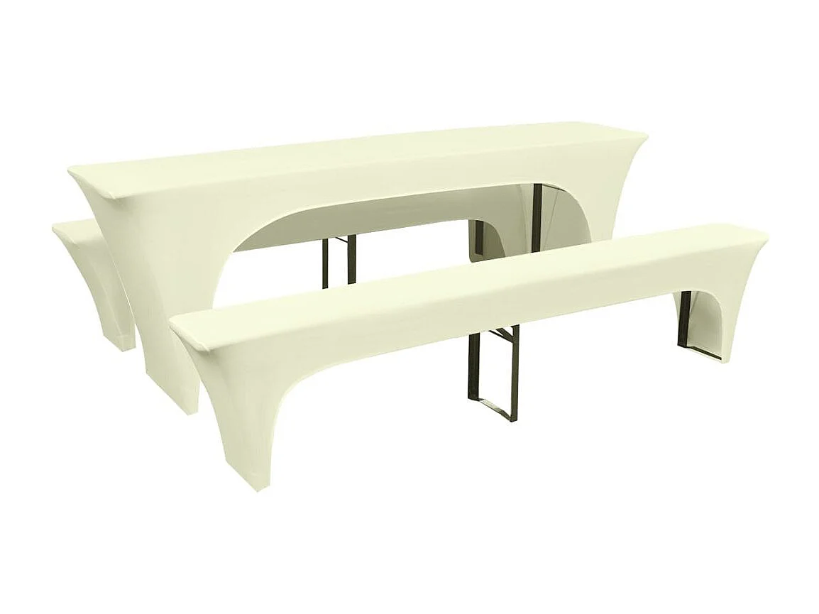 Housse pour table de crème 220 x 70 x 80 cm DEC022386