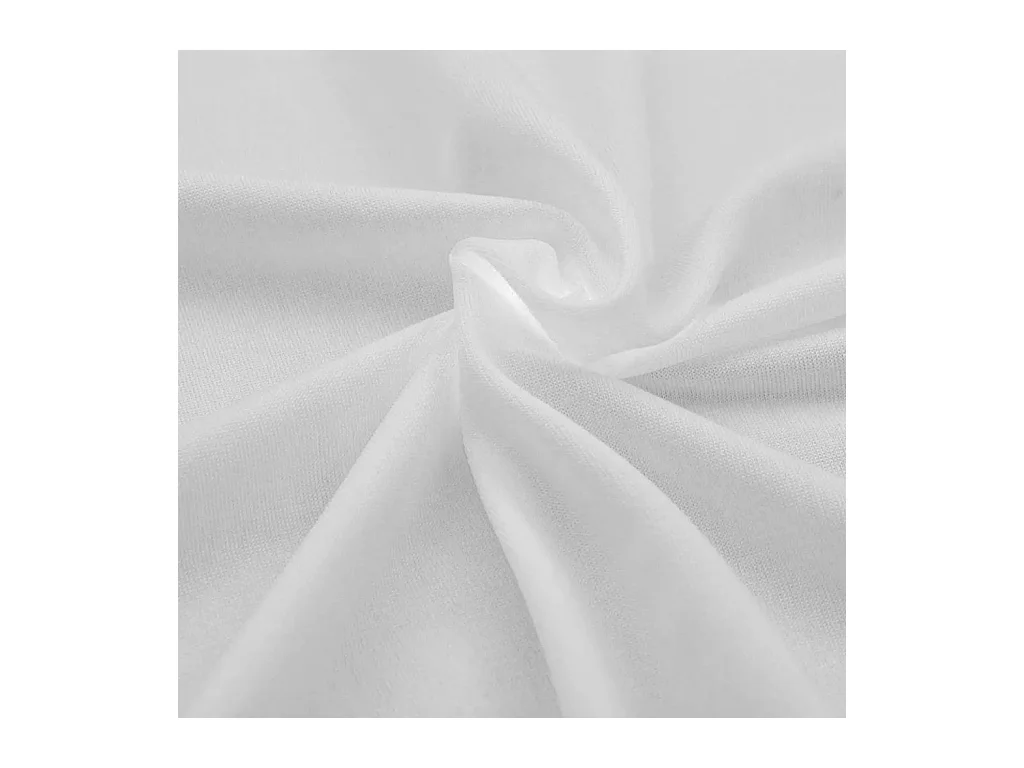 Housses extensibles pour table blanche 183 x 76 x 74 cm DEC022428