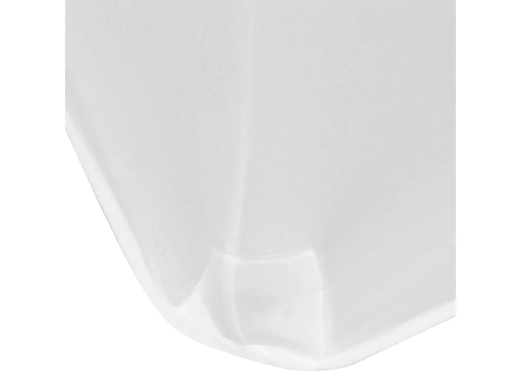 Housses extensibles pour table blanche 183 x 76 x 74 cm DEC022428