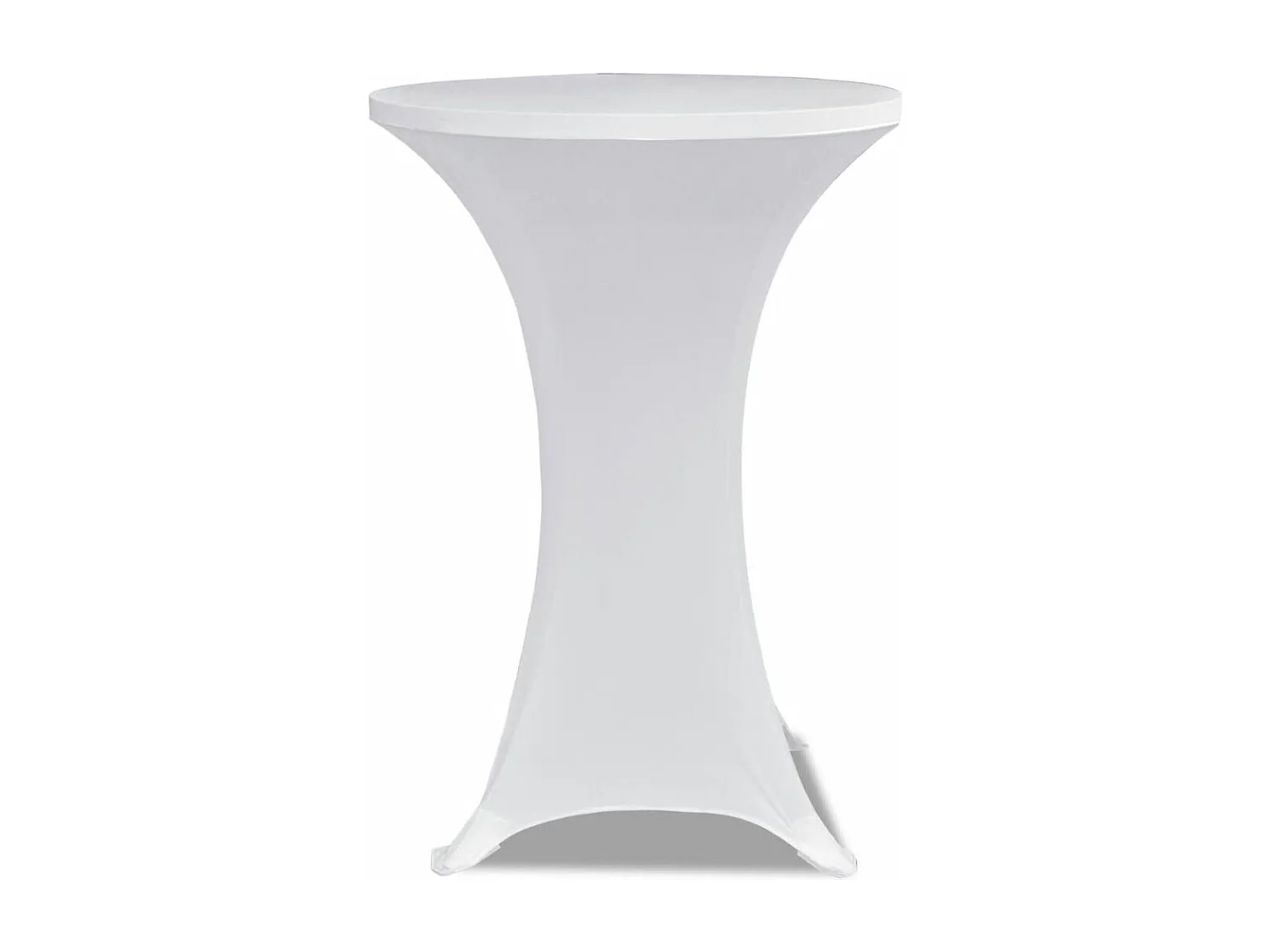 Housses élastiques de table blanche 60 x 60 x 120 cm DEC022492