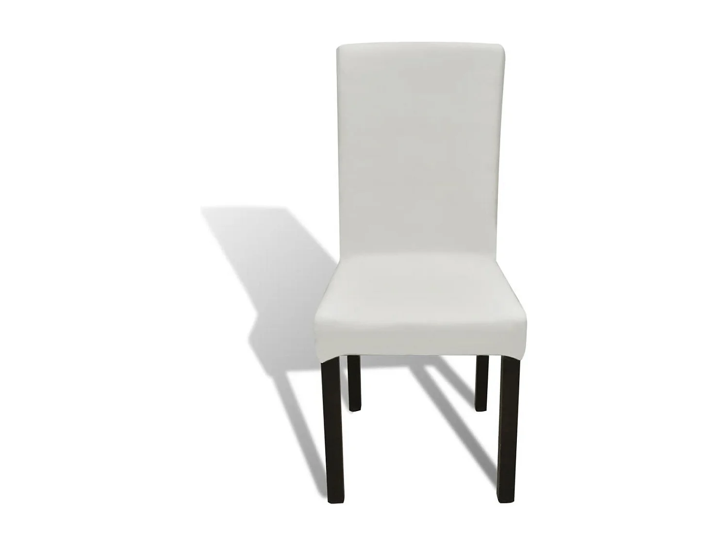 6 housses de chaise crème 38 x 38 x 46 cm DEC022290