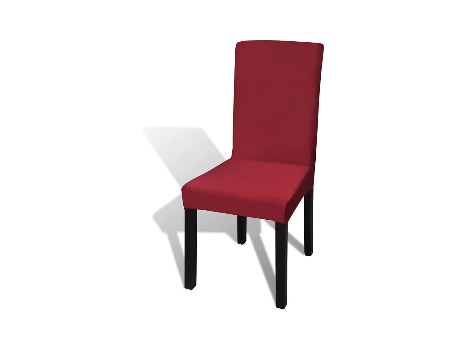 Housse de chaise droite bordeaux 38 x 38 x 46 cm DEC022369
