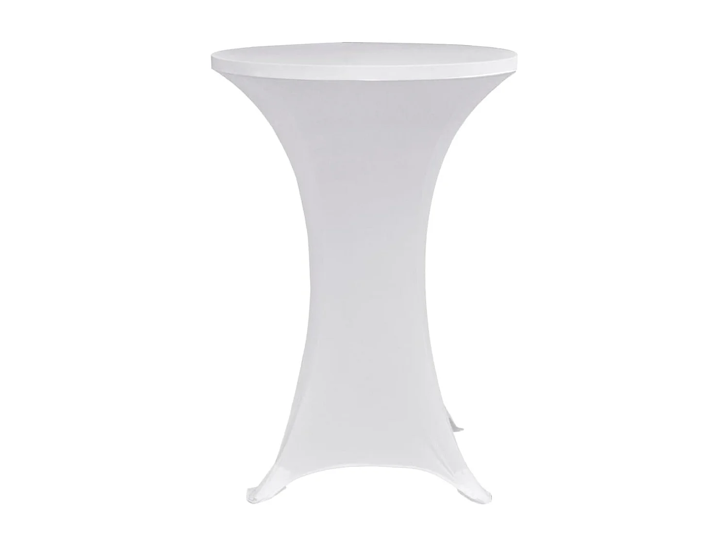 Housses élastiques de table blanche 70 x 70 x 120 cm DEC022506