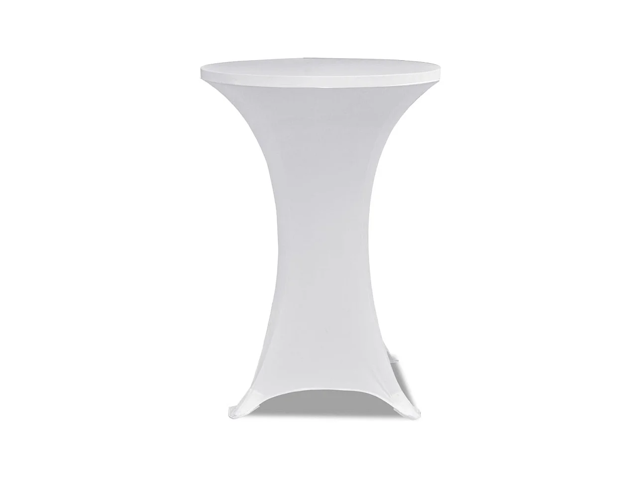 Housses élastiques de table blanche 80 x 80 x 120 cm DEC022494