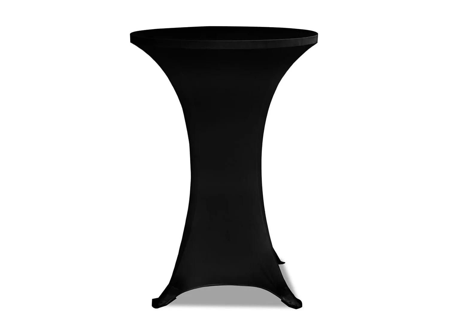 Housses élastiques de table noire 80 x 80 x 120 cm DEC022510