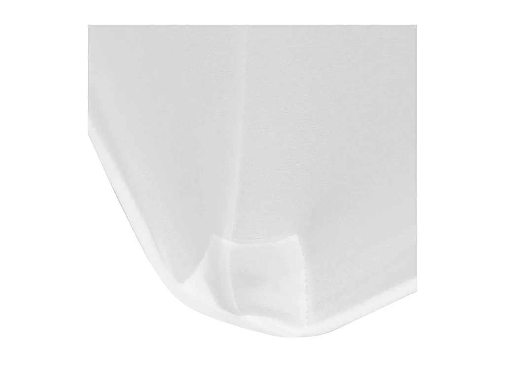 Housses extensibles pour table blanche 243 x 76 x 74 cm DEC022429