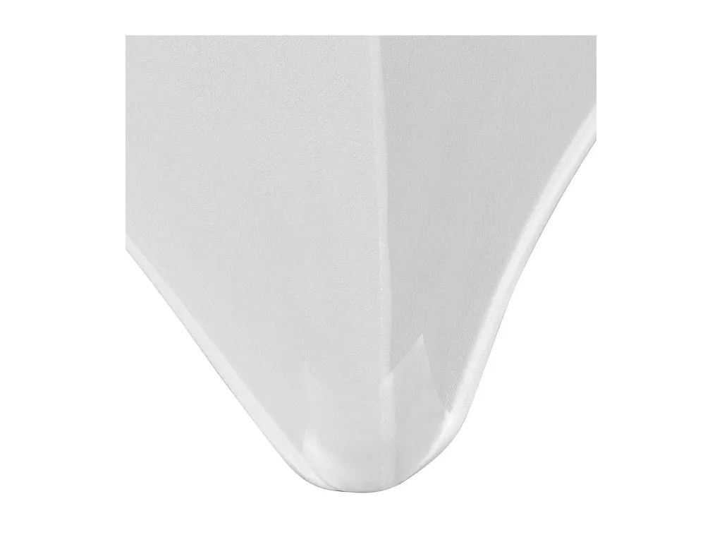 Housses extensibles pour table blanche 243 x 76 x 74 cm DEC022429