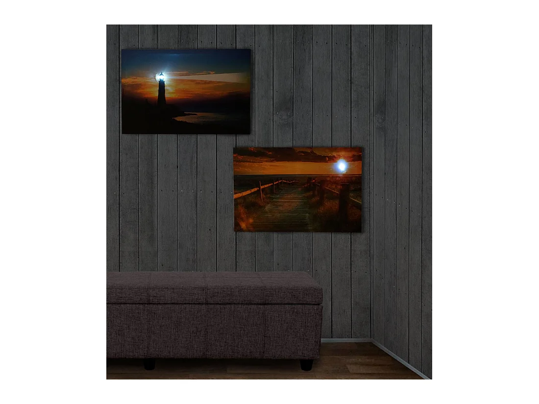 Toile de décoration murale 40 x 1.8 x 60 cm DEC04017